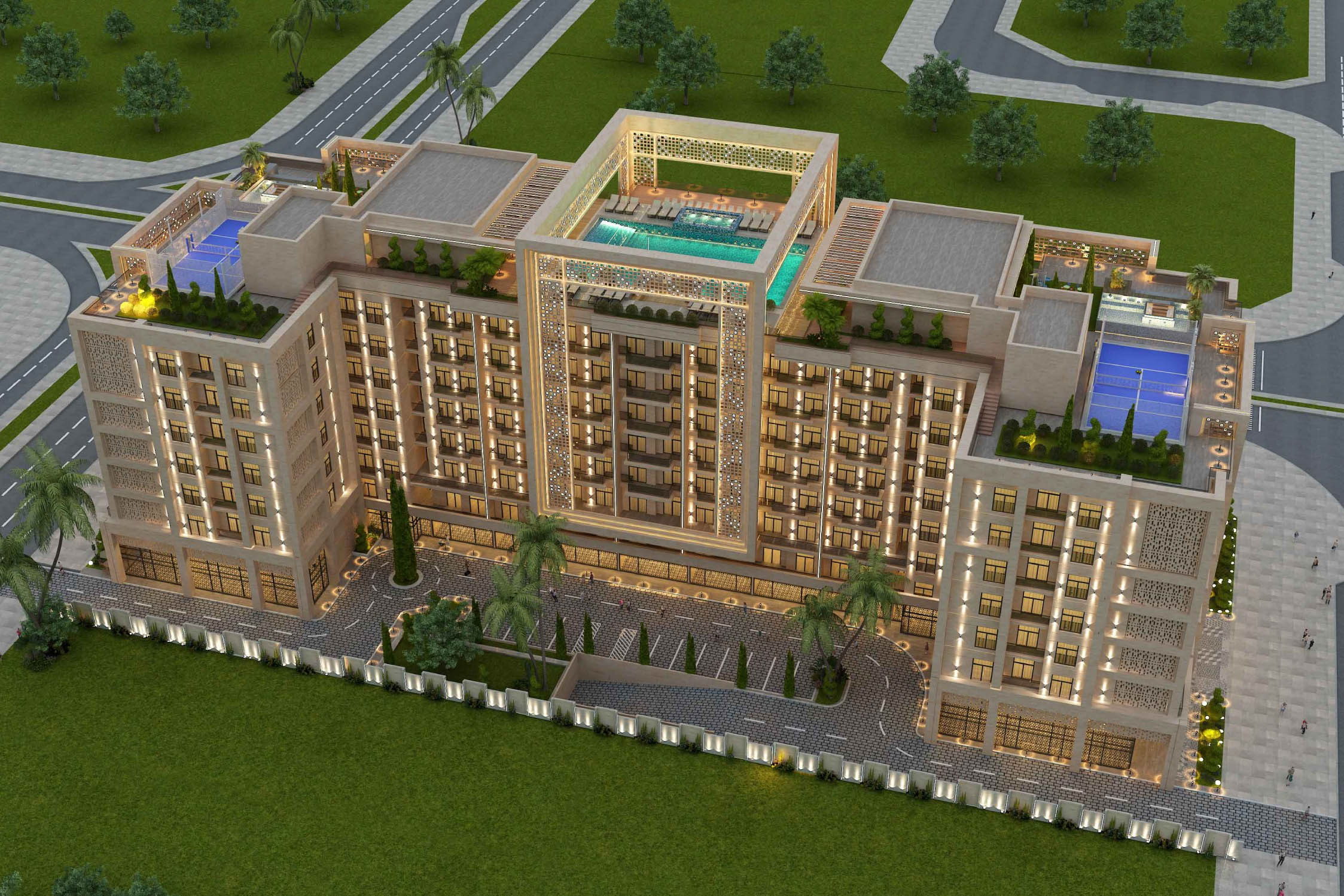 Luxury 2-Bedroom Apartment with Maid's Room Lusil