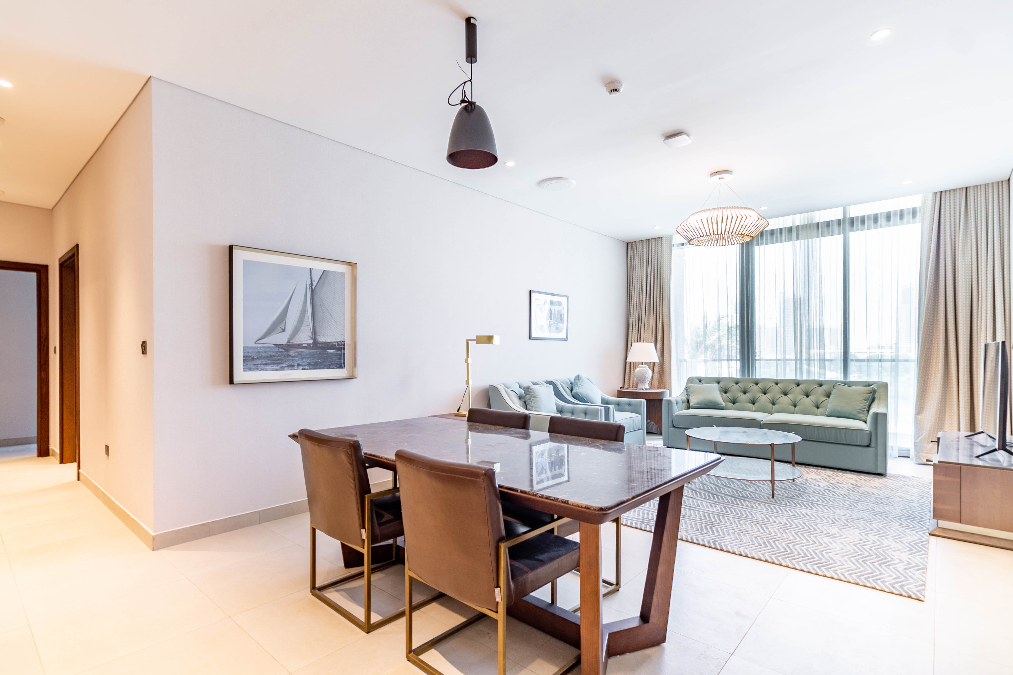 Marina View 2BR+Maid | Fully Furnished | Lusail
