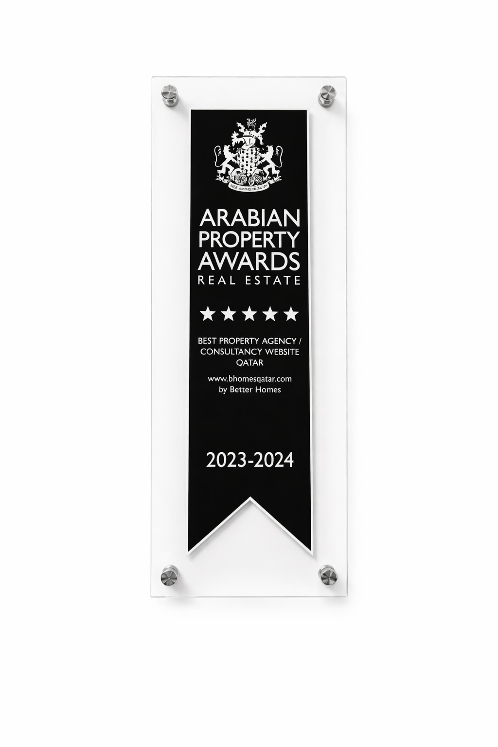 Winner of the Arabian Property Awards 2023–2024 for Best Property Agency and Consultancy Website in Qatar.